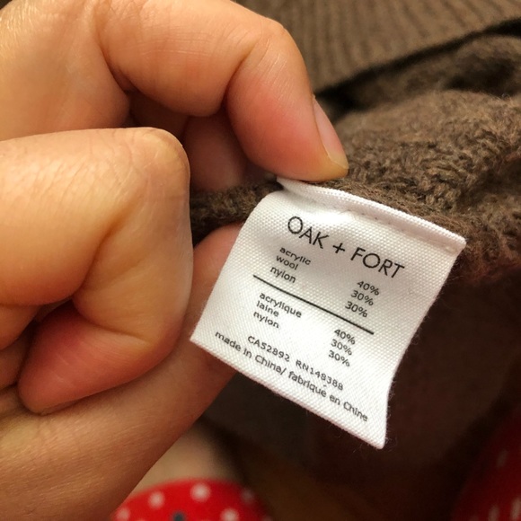 Oak + Fort Brown knit sweater - Picture 4 of 4